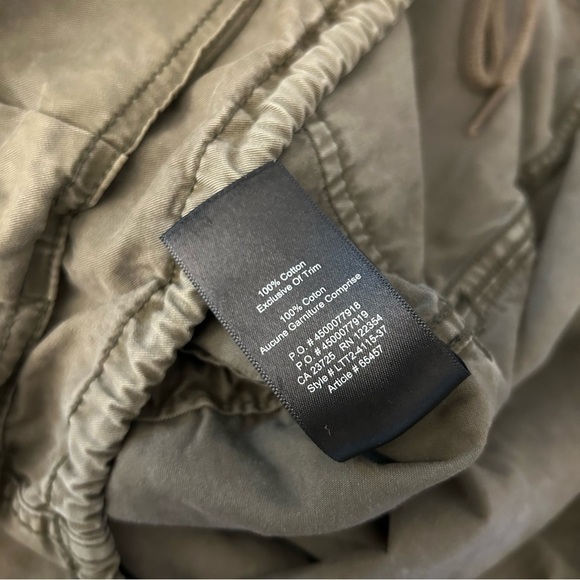 Aritzia azure Skies Olive Hooded Jacket M - Picture 8 of 13